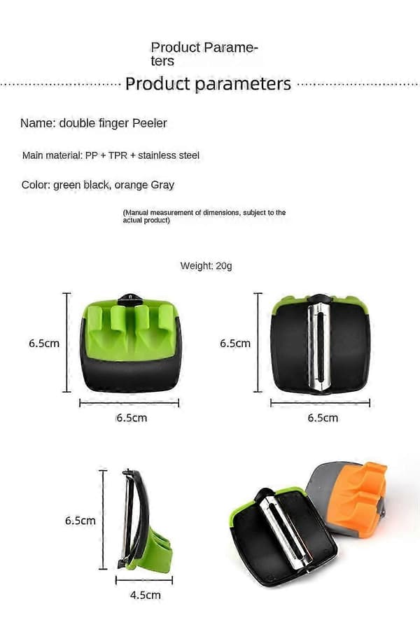 Håndholdt fruktskreller med ergonomisk design