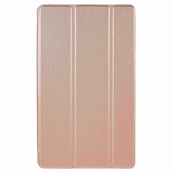 För Samsung Galaxy Tab A7 Lite 8,7-tums inre bikakedesign Anti-fall Anti-scratch Läderfodral Tablet Auto Wake/Sleep Cover med Tri-fold Stativ Rose Gold