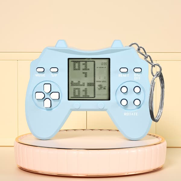 Mini håndholdt spil nøglering klassisk nostalgisk børne