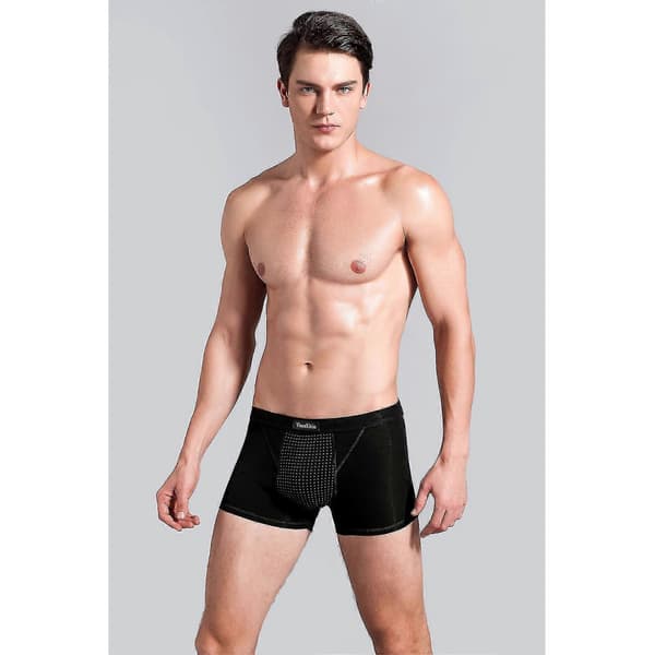 Mænds magnetterapiundertøj, energifeltboksershorts Gray L