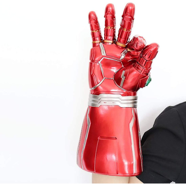 Oikea käsi Infinity Led Light Pvc Gauntlet Thanos Hanskat Cosplay Halloween Rekvisiitta kids