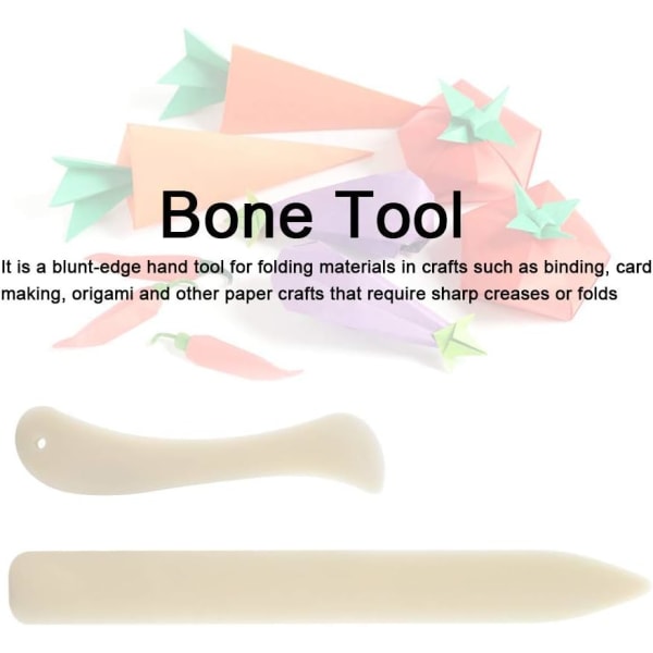 Zerodis Bone Folder Paperin taittotyökalu Luupaperikansiotyökalut paperin luomiseen