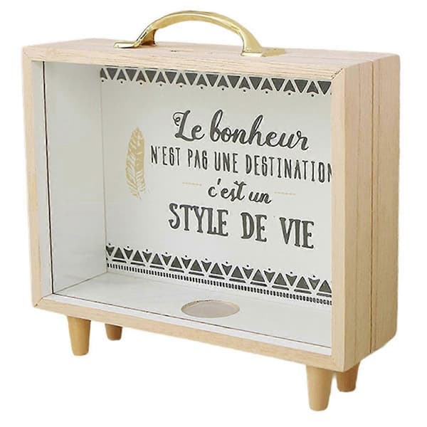 Eventyrarkivboks, reiseskyggeboks, billettskyggeboks, trefarge