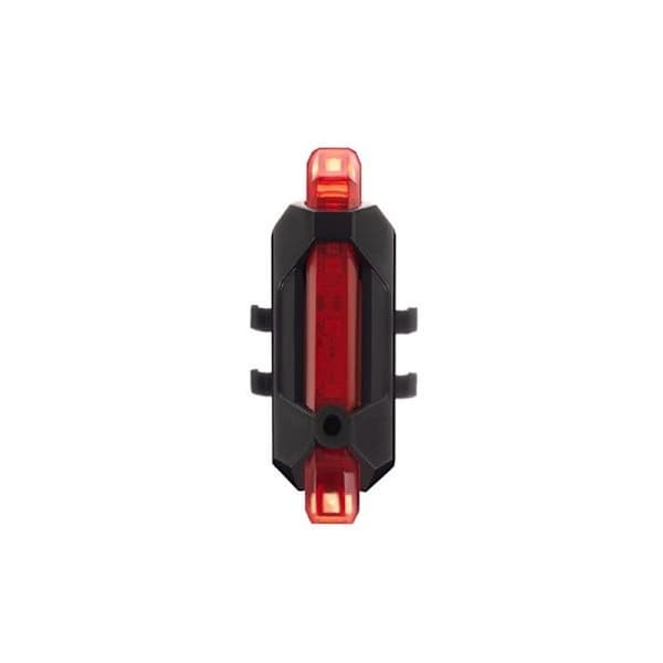 2-PACK USB Rechargeable Bicycle Light Front & Rear Black