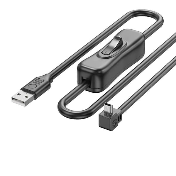 30-500cm 30Mbps Datakabel USB til USB Kabel USB Han til Han Ladekabel med On Off til USB Ventilator Telefon 50cm up