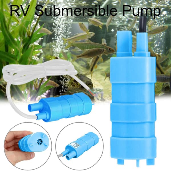 12V Vattenpump Submersibel Husbil Husvagn Hög Flödespump