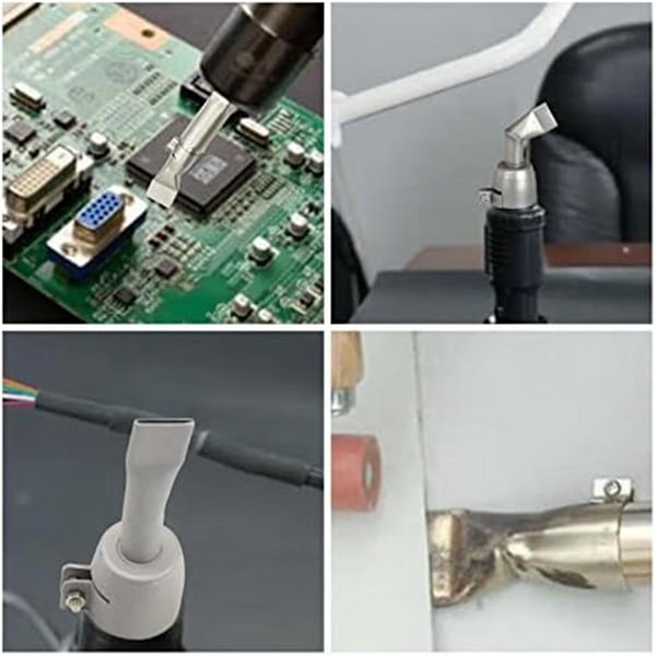 Kuumailmahitsaussetti 20 mm litteä hitsaussuutin kärki leveä suuputki hitsaussuuttimen vaihto PVC Pla