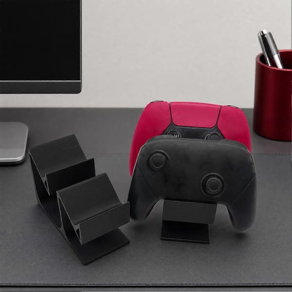 3D-printet stativ til to spilcontrollere skrivebordsorganisator