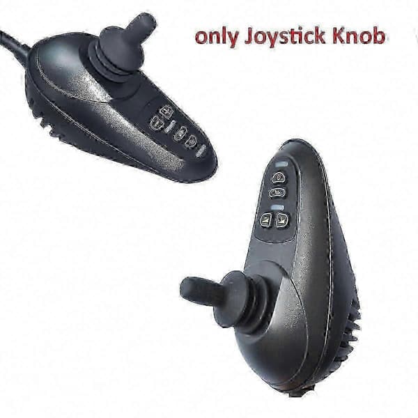 2-pakning gummi joystick-hette for elektrisk rullestolkontroll 2024 Modell 1128