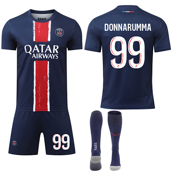 2024-2025 Paris Saint-Germain Hjemmebane Børne- og Voksenfodboldtrøje Nr. 99 DAMEVÆRELSE XS