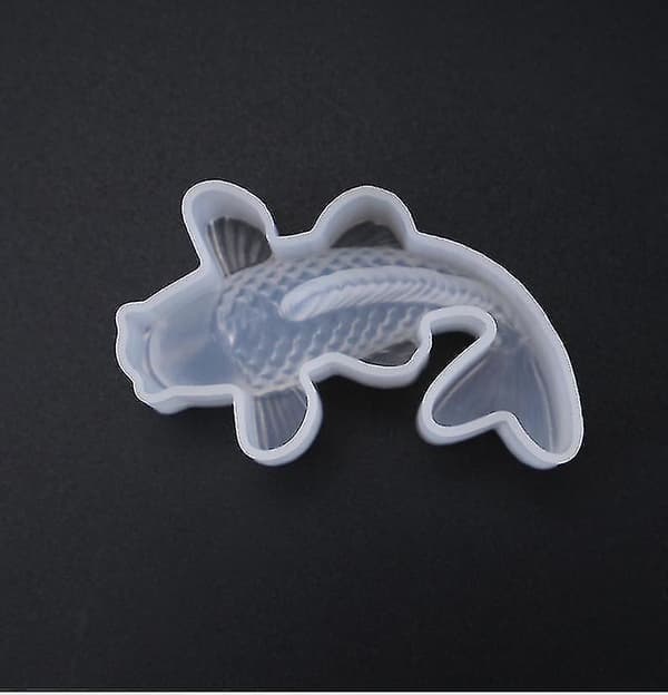 3D silikonform for koi-fisk, såpeform, stearinlysformer
