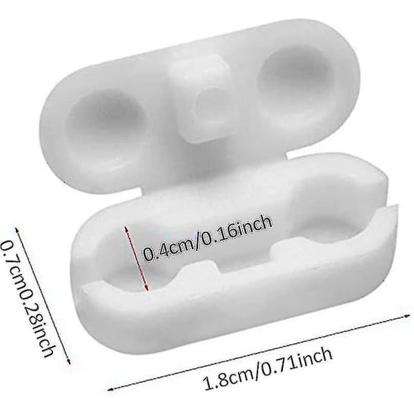Reparasjonssett for vertikale persienner, tilbehør til vertikale persienner, plastkjedekoble toppkobling 89mm vektlameller