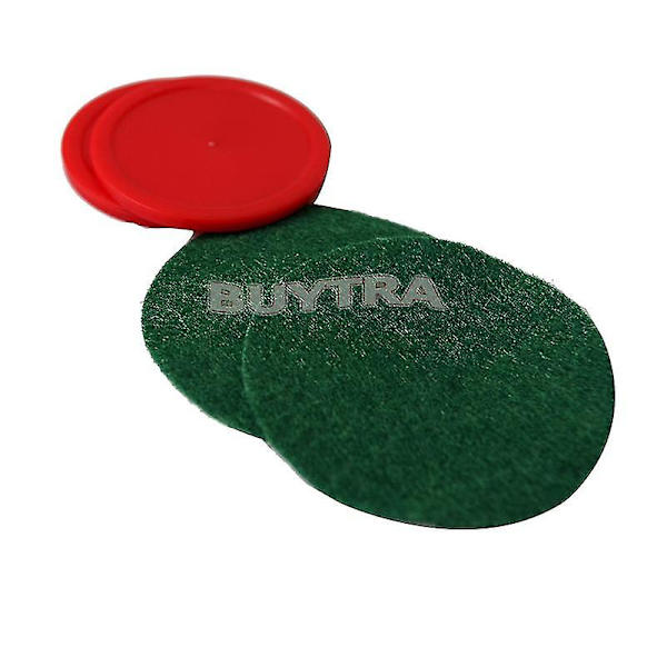Nyt Mini Air Hockey 65mm Målmænd 50mm Pucks Filt Pusher Sæt Cn Sælger