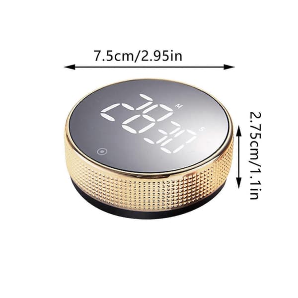 Tightarely Smart Timer, LED magnetisk rotations timer Guld