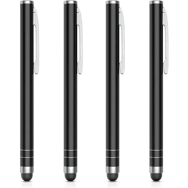 Stylus Pen (4-pack), Universal Capacitive Touchscreen Rubber Tip Digital Pen Compatible with iPad, iPhone
