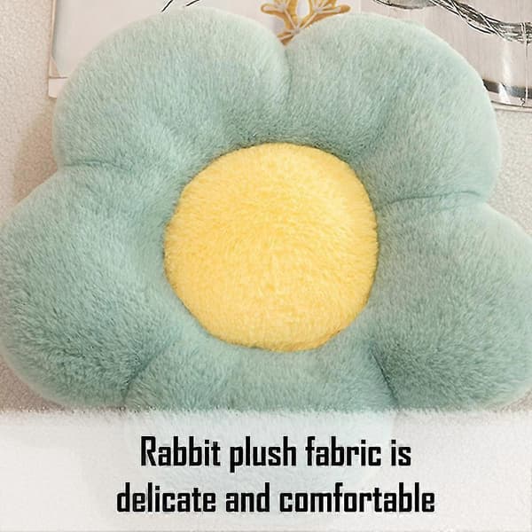 Blomkudde Söta kuddar Sittdyna Blomkudde green