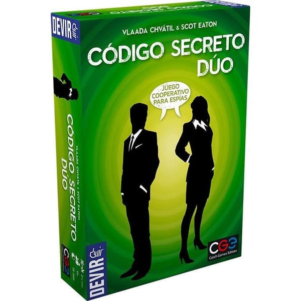 Secret Code brädspel - Bilder - Duo - Kort - Spanska Código Secreto Duo