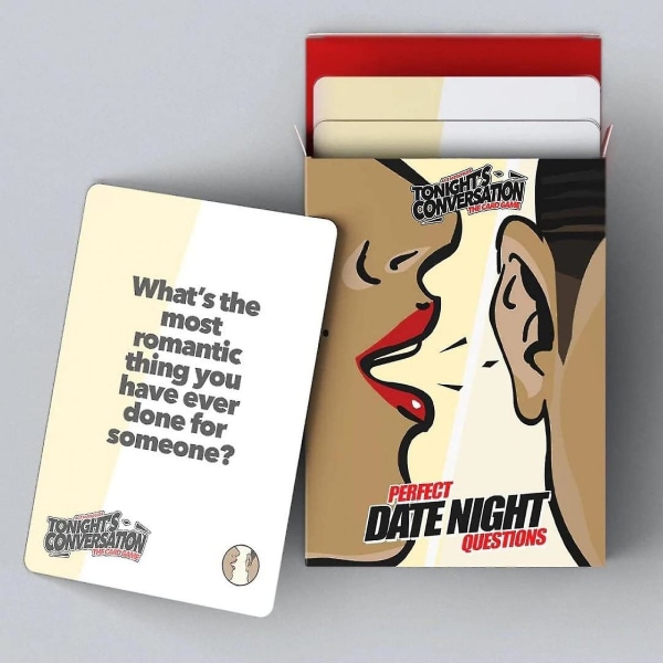 Kvällens konversation - Date Night Edition Perfekt dejtnatt Vänner Partyspel Kort Kb