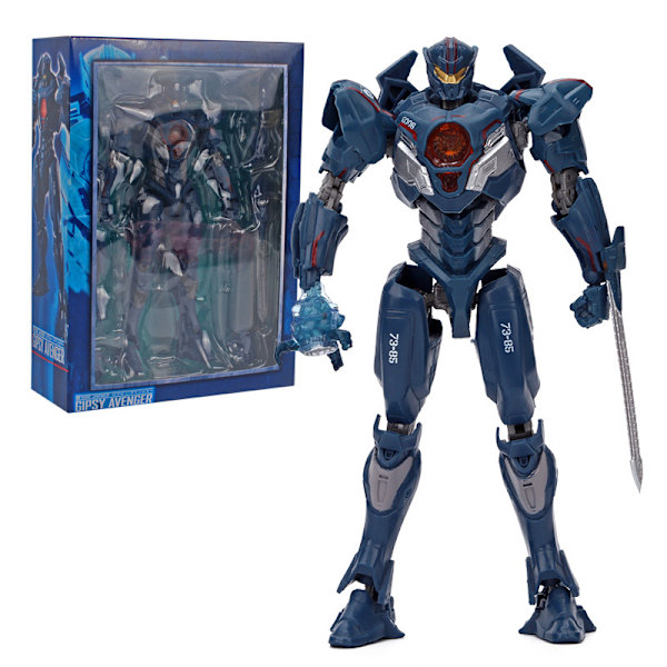 Pacific Rim Actionfigur Staty, PVC Skrivbordsdekorationer, Anpassad Förpackningsdesign, 18 cm B