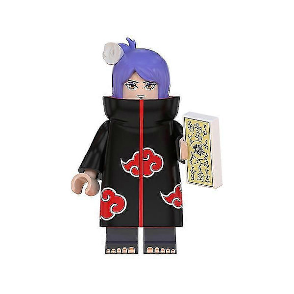 8 st Minifigurer Naruto Serietidnings Samlarobjekt Byggklossar Leksaker För Barn