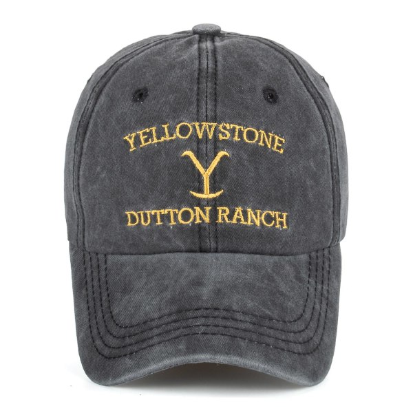 Klassisk Yellowstone Dutton Ranch Trucker Hat Herre Dame Personlig justerbar Voksen Baseball Cap Spring