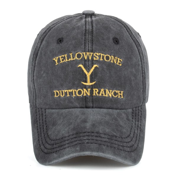 Klassisk Yellowstone Dutton Ranch Trucker Hat Menn Kvinner Personlig Justerbar Voksen Baseball Cap Vår