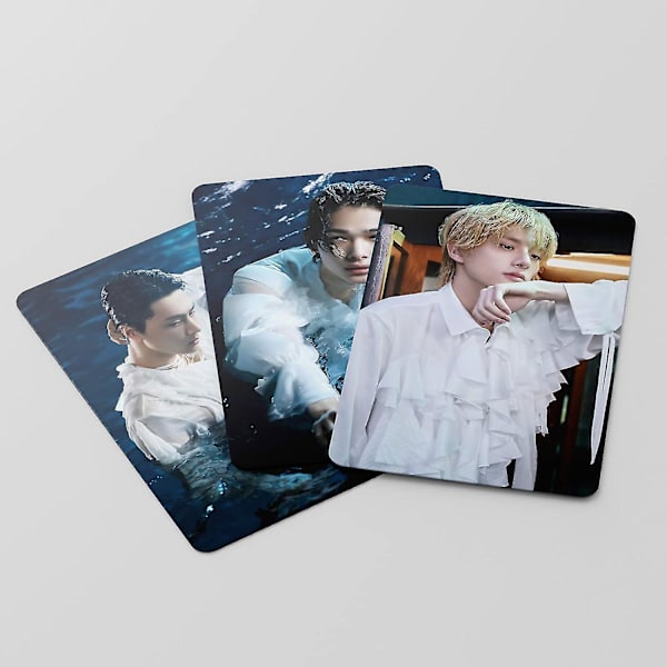 Kpop ENHYPEN Lomo 55st ENHYPEN DARK BLOOD Nytt album ENHYPEN vykort för fans (HALVT)