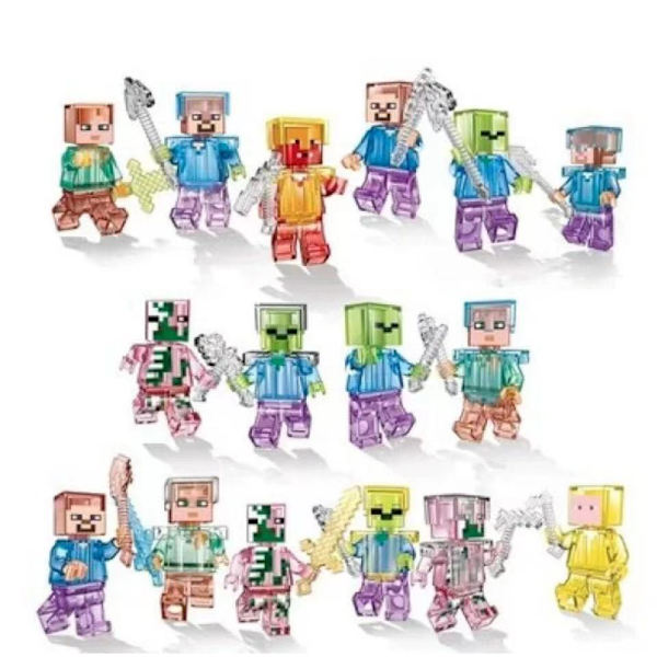 Mini Figurer Kai Jay Sensei Wu Master Byggeklodser Legetøj 16 crystal doll a
