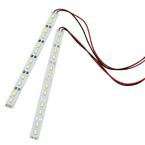 24 LED-alustan valaisin, alumiininen LED-nauha 6 V, 1/10 1/8 RC-autoon As shown in color