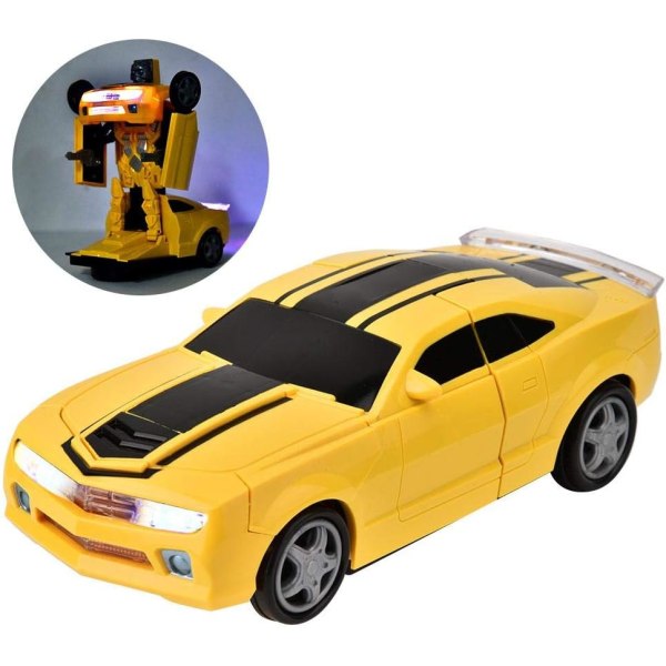 Transformation Robot Car Model Miniature Deformation Bil Elektronisk spil til børn Gave pige og dreng 3-6 år
