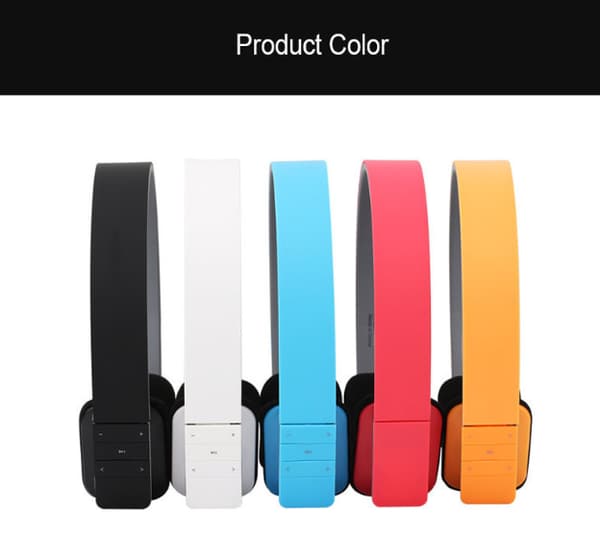 Langattomat ladattavat over-ear Bluetooth-kuulokkeet Black