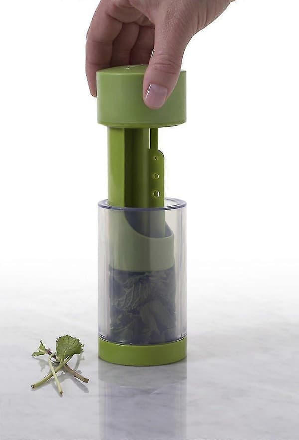Microplane Örtkvarn och Bladskalare Kryddörtkvarn (Grön)