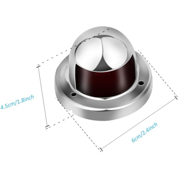 LED Navigationsbue i rustfrit stål 12V Marine Båd Yacht Lys Sejlads Signallys, Rød & Grøn