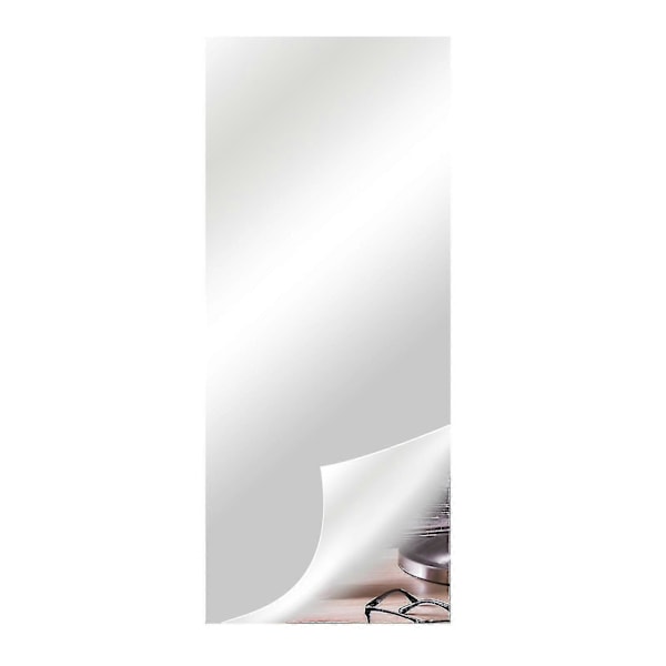 Flexibla Spegelplattor Självhäftande Icke-Glas Spegelplattor, DIY Spegelväggdekaler För Heminredning 50*150cm*0.1mm