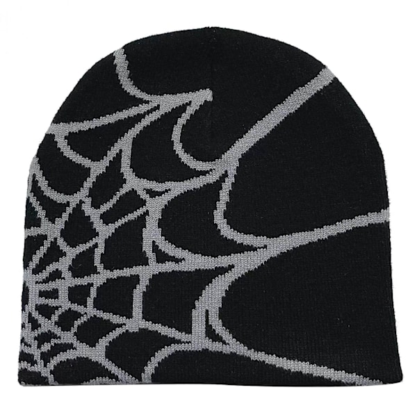 Neulotu Neulelippis Talveen Beanie Pehmeä Hämähäkinverkko Löysä Slouchy Neulotu Talvi Lämmin Hatut Kylmälle Säälle Luistelulippis D