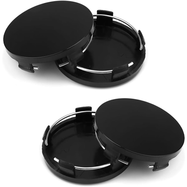 Tyre Center Hub Cover til Auto Universal Wheel Hub Caps Hub Centre Caps 60mm Wheel Centre Cap 4Pcs Wheel Centre Alloy Hub Center Caps black