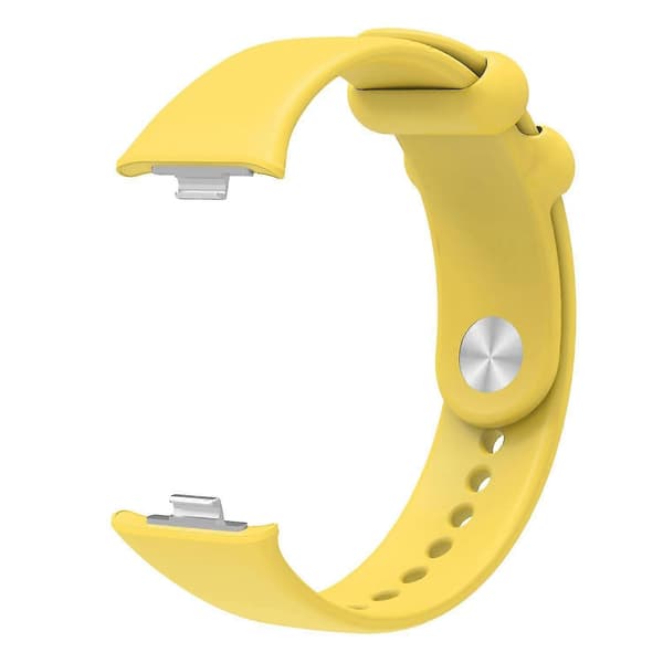 Smart Band 8 Pro Replacement Silicone Strap - Solid Color Watch Band for Yellow Yellow Style E Xiaomi Smart Band 8 Pr