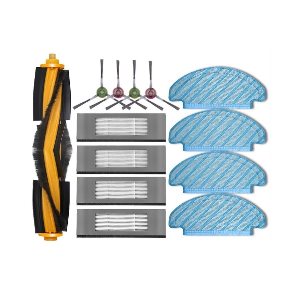 Deebot N8 / N8+ / N8 Pro+ / N8 Pro+ Plus varaosat ja tarvikkeet Pääsivusharja Hepa-suodatin Mo
