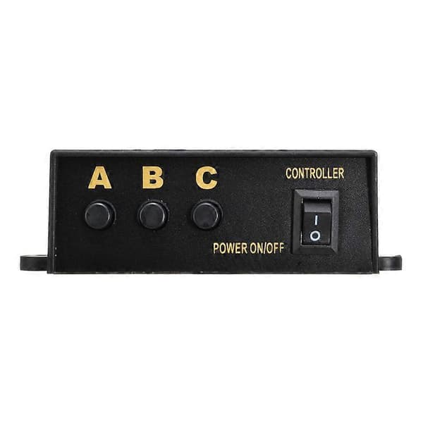 6-vejs LED Stroboskoplys 3 Blinkende Tilstande Controller Blinklys Lampe Nødblinkende Controllerboks 12V til Bil Motorcykel