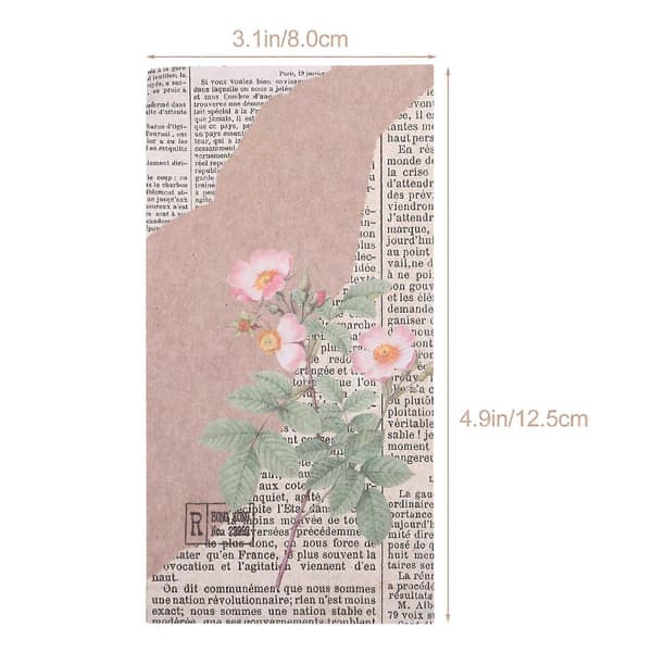 DIY Baggrundspapir Scrapbog Materialesæt til Håndværk 5 Sæt Pink