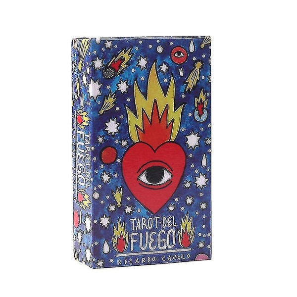 Tarot Del Fuego Kort Tarot Til Dæk Oracles Elektronisk Guidebog Spil Legetøj Af Ricardo Cavolo44pcs Ts80