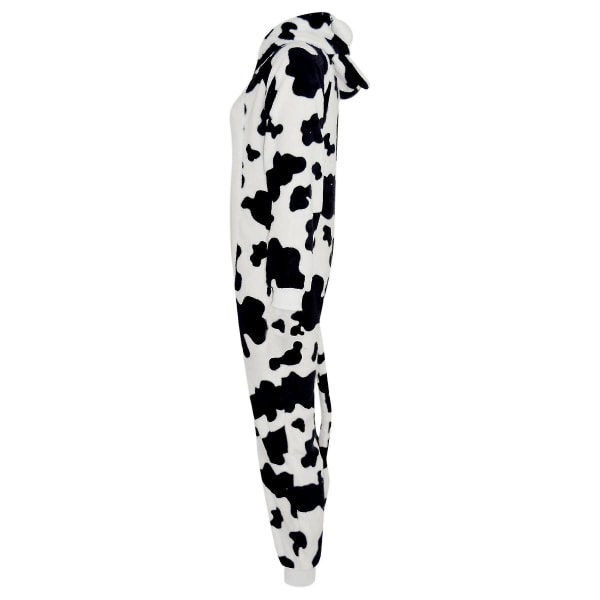 Unisex Fleece Kutrykk Loungewear Onesie Cow 9-10 Years