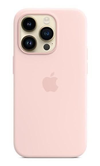 Silikon Deksel Kompatibelt Med Iphone 14pro Chalk Pink