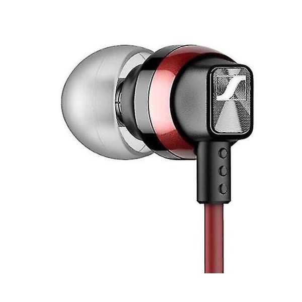 Hodetelefoner med mikrofon Sennheiser Cx300s røde ørepropper Kablet hodetelefoner