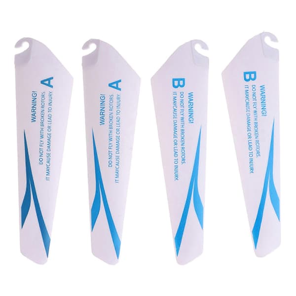 For Copter Lette 9 cm bladpropeller for fjernkontroll helikopterfly A B viftepadler bladpropeller sett blå Blue