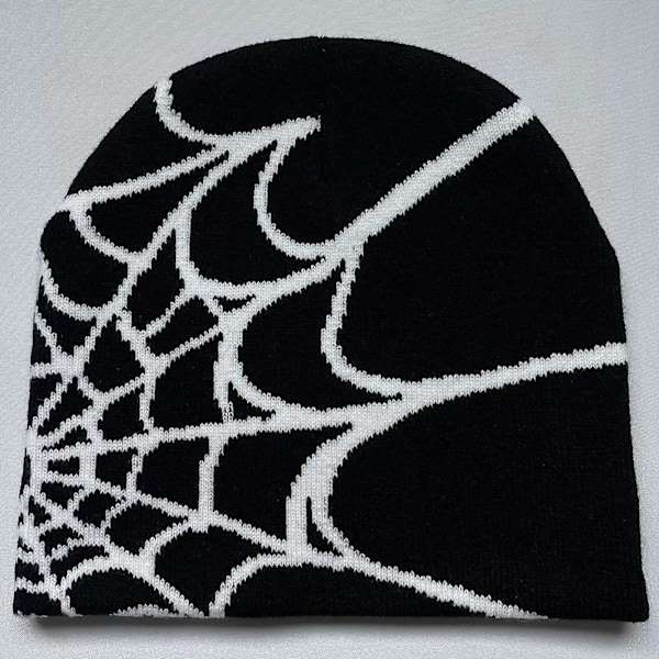 Neulotu Neulelippis Talveen Beanie Pehmeä Hämähäkinverkko Löysä Slouchy Neulotu Talvi Lämmin Hatut Kylmälle Säälle Luistelulippis A