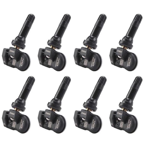 8 stk. TPMS-sensor 433MHz 315MHZ Universal 2 i 1 Programmerbar MX-sensor for Autel dekktrykkovervåking