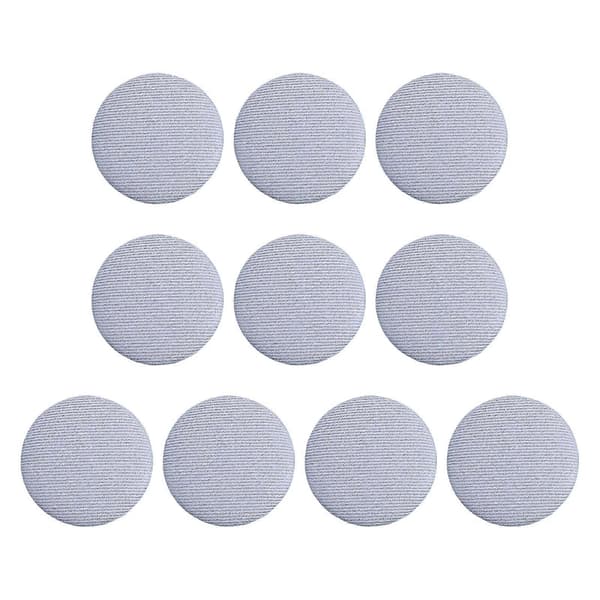 Premium skaftknapper - 23 mm runde sydekorasjoner 2 st