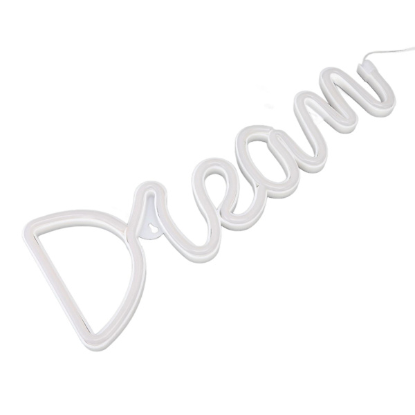 Led Neonljus Dröm Batteri Usb-driven Neonvägglampa För Sovrum Vardagsrum Bar Fest Jul Bröllop