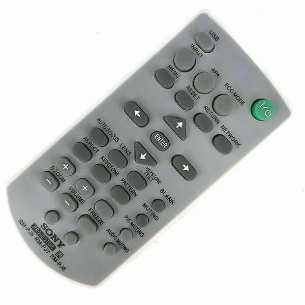 New Replacement Remote Control RM-PJ7 Compatible with Sony Projector VPL-FX40 VPL-FE40 RMPJ7 black